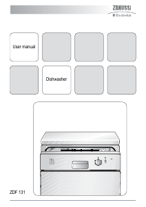 Manual Zanussi-Electrolux ZDF131 Dishwasher