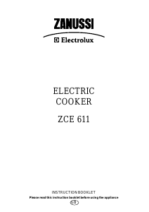 Manual Zanussi-Electrolux ZCE611X Range