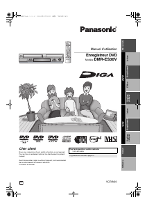 Mode d’emploi Panasonic DMR-ES30V Lecteur DVD