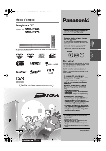 Mode d’emploi Panasonic DMR-EX88 Lecteur DVD