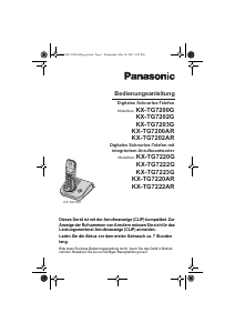 Bedienungsanleitung Panasonic KX-TG7222G Schnurlose telefon
