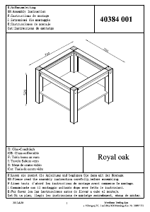 Használati útmutató JYSK Svaneke Dohányzóasztal