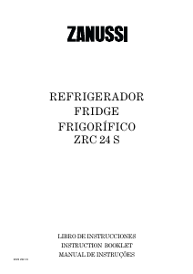 Manual de uso Zanussi ZRC24S8 Refrigerador