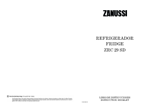 Manual Zanussi ZRC29SD Refrigerator
