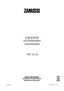 Használati útmutató Zanussi ZRC25JA Hűtőszekrény