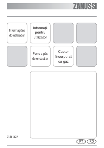 Manual Zanussi ZLB322X Forno