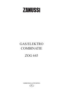 Handleiding Zanussi ZOG645IX Fornuis