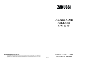 Manual de uso Zanussi ZFU 22 SF Congelador