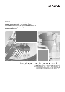 Bruksanvisning Asko CG9672 Spis