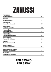 Használati útmutató Zanussi ZFU 325 WO Fagyasztó