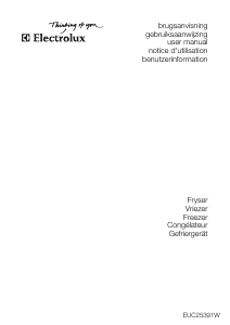 Handleiding Electrolux EUC25391W Vriezer
