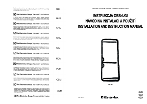 Manual Electrolux ERB3026 Fridge-Freezer