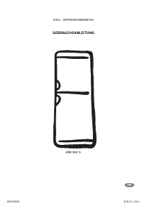 Bedienungsanleitung Electrolux ERB2941S Kühl-gefrierkombination