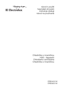 Használati útmutató Electrolux ERB34031W Hűtő és fagyasztó