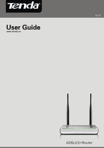Manual Tenda ADSL2 Router