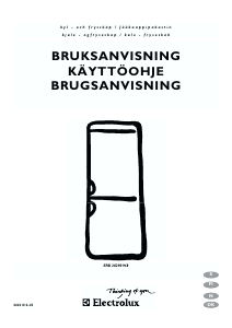 Bruksanvisning Electrolux ERB28290W8 Kjøle-fryseskap