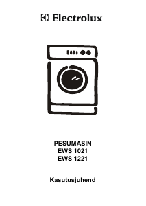 Kasutusjuhend Electrolux EWS1221 Pesumasin