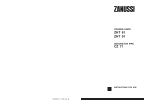 Handleiding Zanussi ZHT61X Afzuigkap