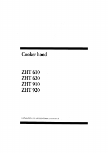 Panduan Zanussi ZHT620W3 Cooker Hood
