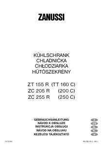 Bedienungsanleitung Zanussi ZT155R Kühlschrank