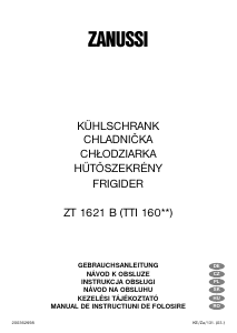 Használati útmutató Zanussi ZT1621B Hűtőszekrény