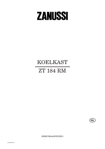 Handleiding Zanussi ZT184RM Koelkast