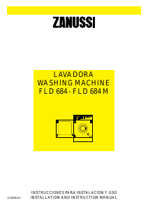 Manual Zanussi FLD 684 M Washing Machine
