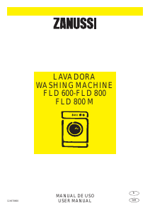 Handleiding Zanussi FLD 800 M Wasmachine