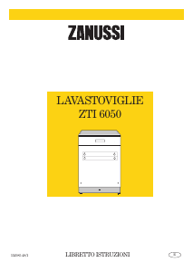 Manuale Zanussi ZTI6050 Lavastoviglie