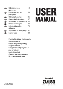 Manual Zanussi ZFC 350 WBB Congelator
