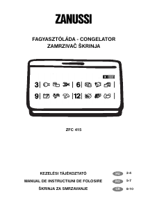 Használati útmutató Zanussi ZFC 415 Fagyasztó