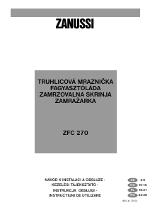 Manuál Zanussi ZFC 270 Mraznička