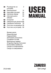 Instrukcja Zanussi ZFC 321 WBB Zamrażarka