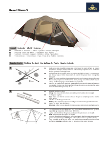 Bedienungsanleitung Nomad Desert Storm 3 Zelt