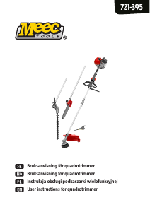 Instrukcja Meec Tools 721-395 Podkaszarka do trawy