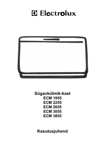 Kasutusjuhend Electrolux ECM1955 Sügavkülmik