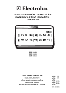 Instrukcja Electrolux ECM2654 Zamrażarka