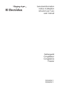 Bedienungsanleitung Electrolux SG293N11 Gefrierschrank