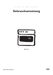 Bedienungsanleitung Electrolux EOB3612W Backofen