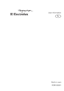 Handleiding Electrolux EOB30001X Oven