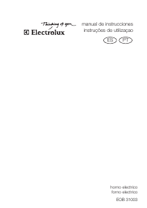 Manual Electrolux EOB31003X Forno