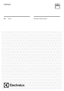 Manual de uso Electrolux FQP203XEV Horno