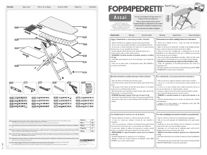 Manual de uso Foppapedretti Assai Tabla de planchar