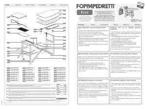 Manual de uso Foppapedretti Asso Tabla de planchar