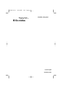 Manuale Electrolux GA90GLV400 Lavastoviglie