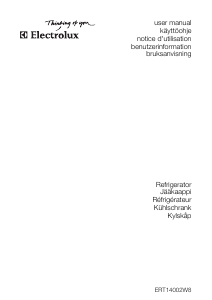 Käyttöohje Electrolux ERT14002W8 Jääkaappi