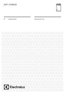 Manuale Electrolux EWT1276EDW Lavatrice