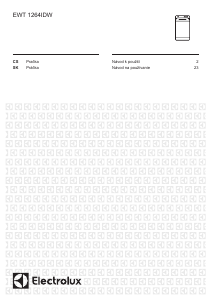 Návod Electrolux EWT1264IDW Práčka