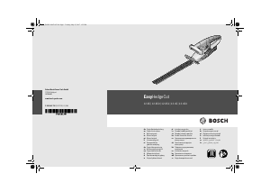 Manual de uso Bosch EasyHedgeCut 12-350 Tijeras cortasetos