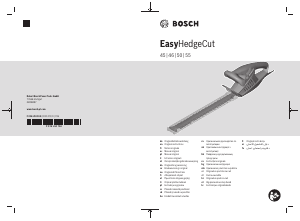 Instrukcja Bosch EasyHedgeCut 55 Nożyce do żywopłotu